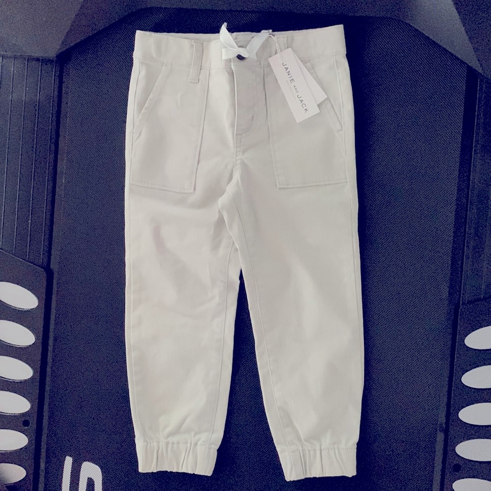 Janie and Jack Beige Khakis Pants 4 New With Tags
